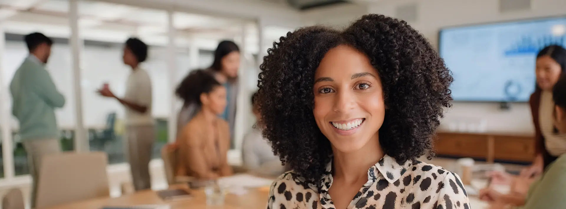Businesswoman in meeting